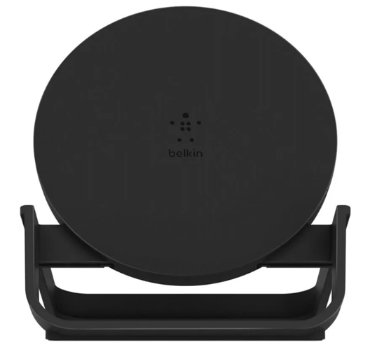 Безпровідний зарядний пристрій Belkin Stand Wireless Charging Qi Black (WIB001ttBK)