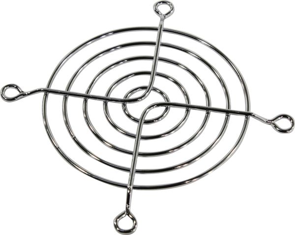 Металева решітка Akasa chrome fan guard 8cm