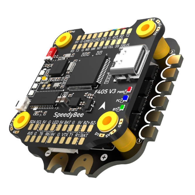 Політний стек SpeedyBee F405 V3 с ESC 50A 3-6s BLHeli_S 4в1 30x30мм