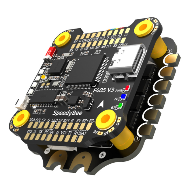 Полетный стек SpeedyBee F405 V3 с ESC 50A 3-6s BLHeli_S 4в1 30x30мм