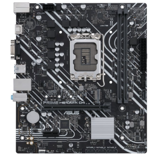 Материнська плата ASUS PRIME H610M-K D4