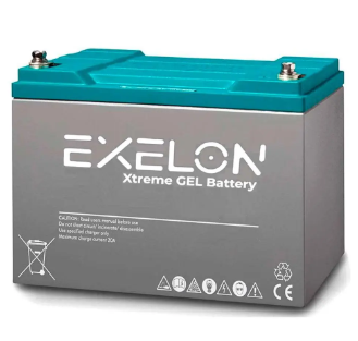 Аккумуляторна батарея EXELON 200-12 GEL 12V 200 Ah (522 x 240 x 224), 60.3 kg Grey Q1/48