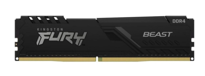 Модуль пам'яті для комп'ютера DDR4 16GB (2x8GB) 3200 MHz Fury Beast Kingston (KF432C16BBK2/16)